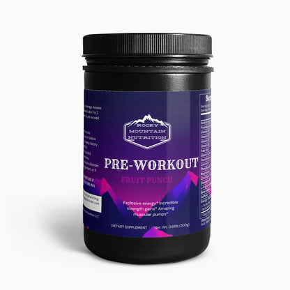 Pre-Workout Powder (Fruit Punch)