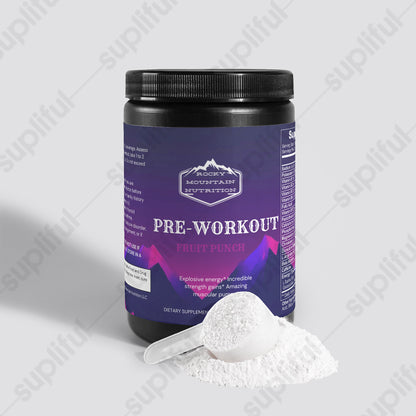 Pre-Workout Powder (Fruit Punch)