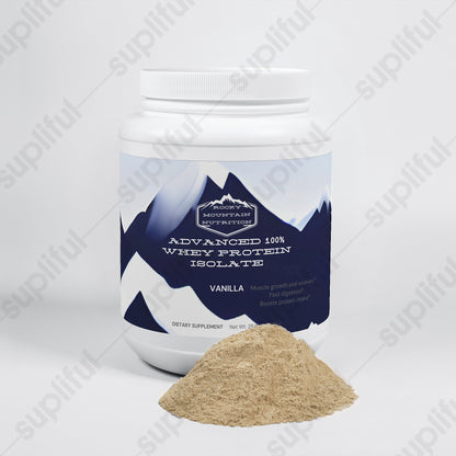 Advanced 100% Whey Protein Isolate (Vanilla)